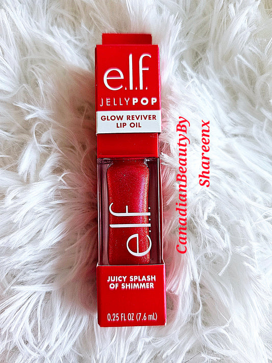 lip oil watermelon by e.l.f available at www,canadianbeautybyshareenx.com in UAE